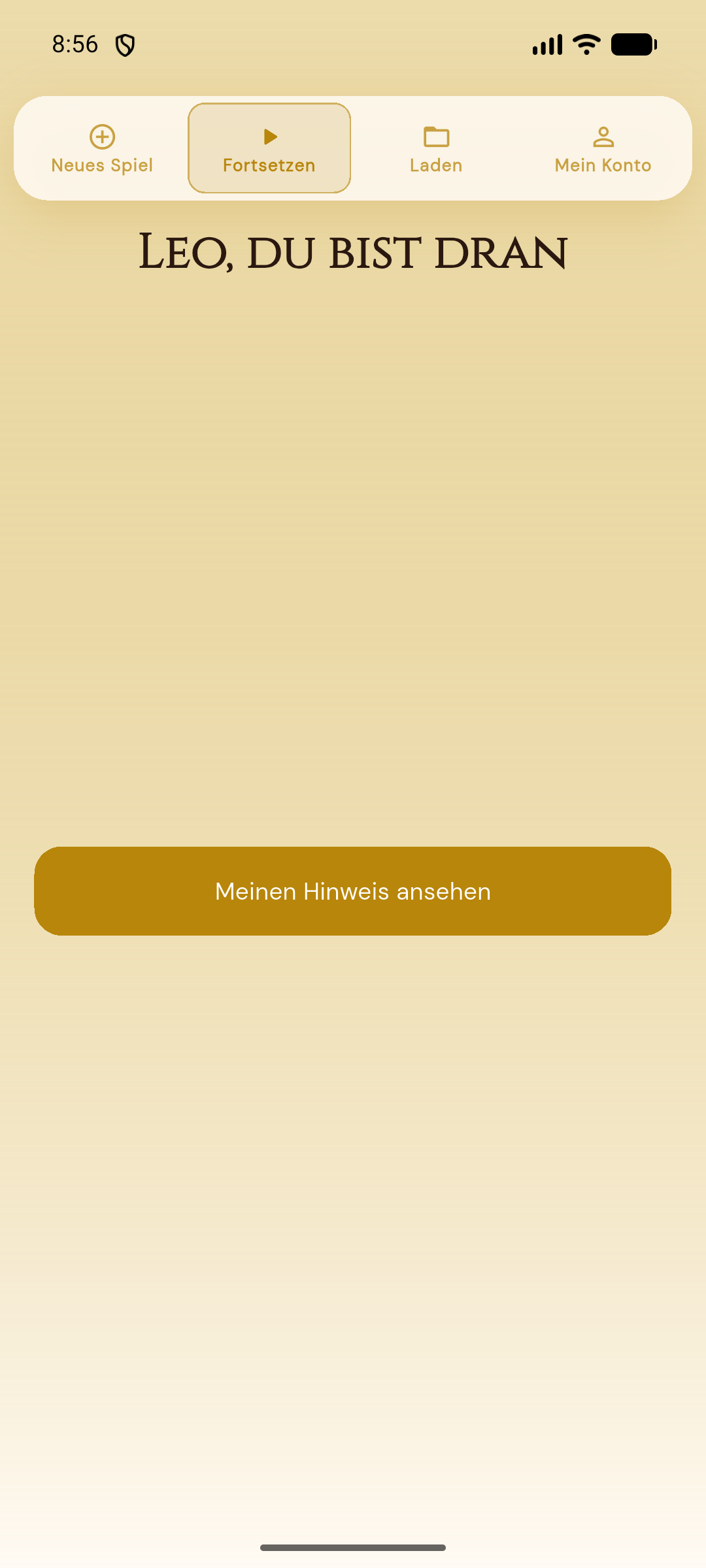 Geheimhinweis enthüllen